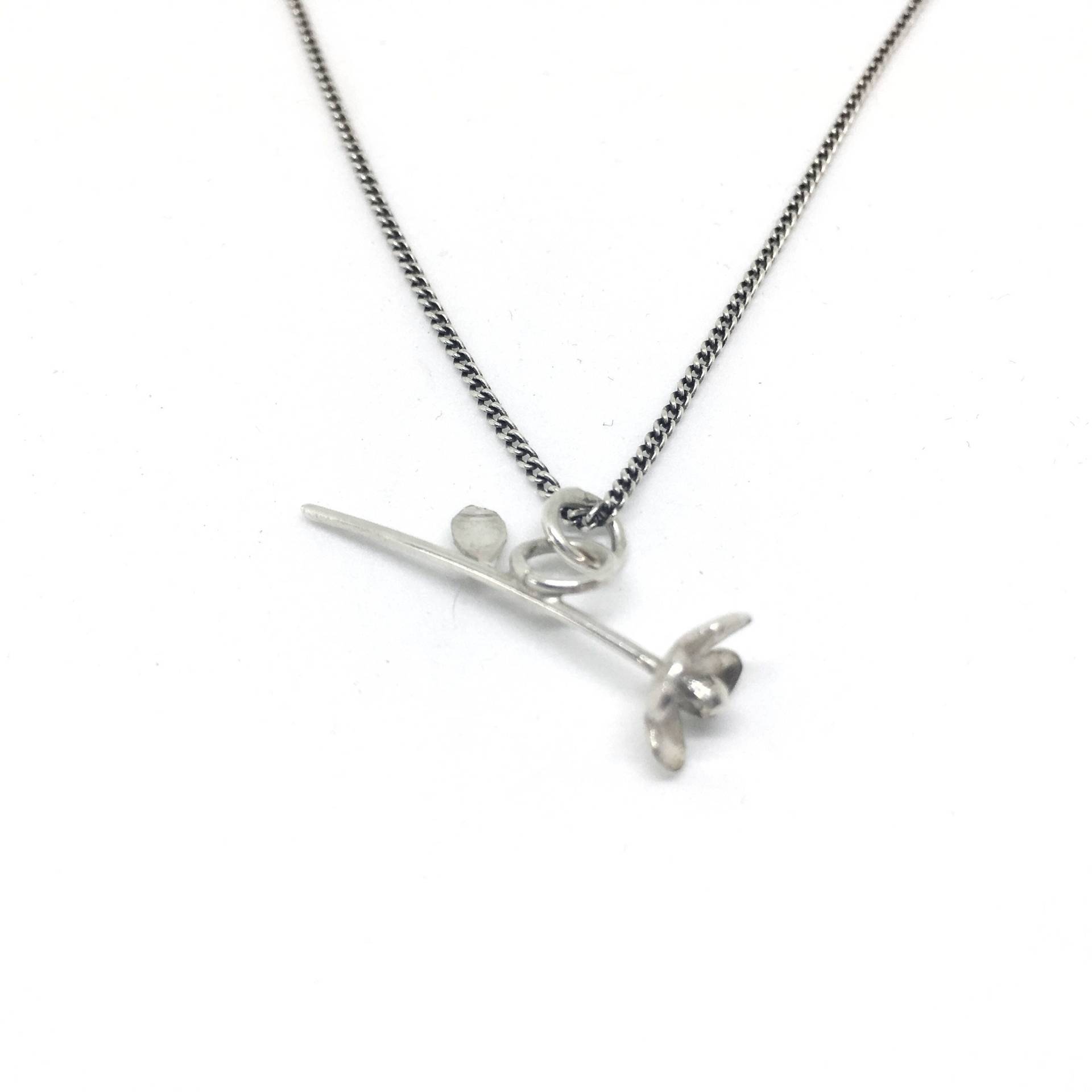 Silberkette Mit Blume Silberkette Mit Blume von ANNAMASSHOP