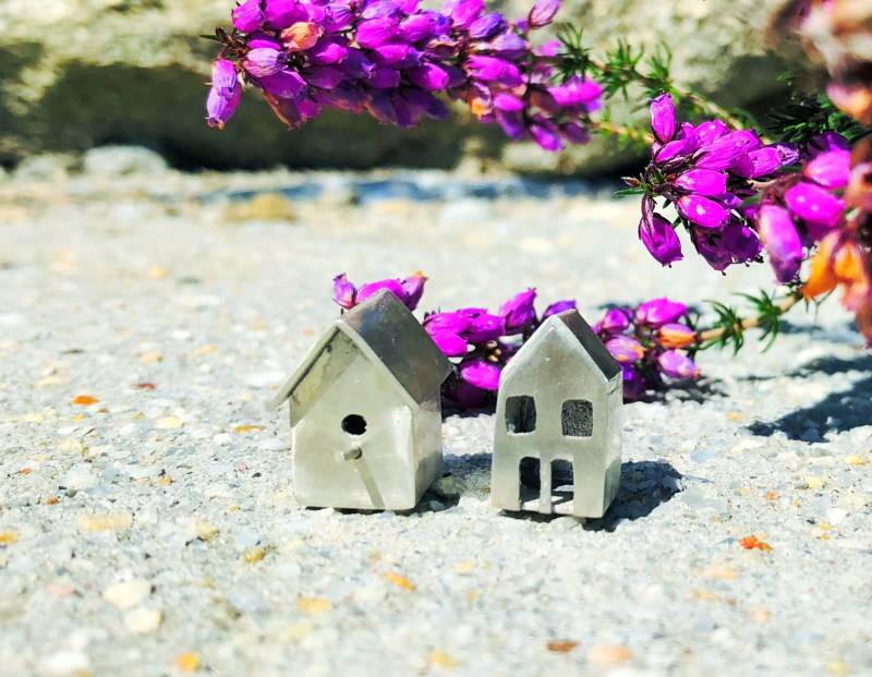 Silberner Vogelhaus Anhänger Silberner Vogelhaus Anhänger von ANNAMASSHOP