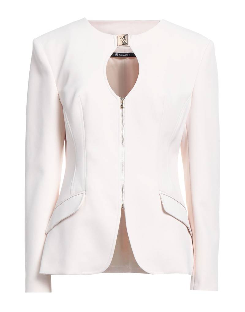 ANNARITA N Jacke & Anorak Damen Cremeweiß von ANNARITA N