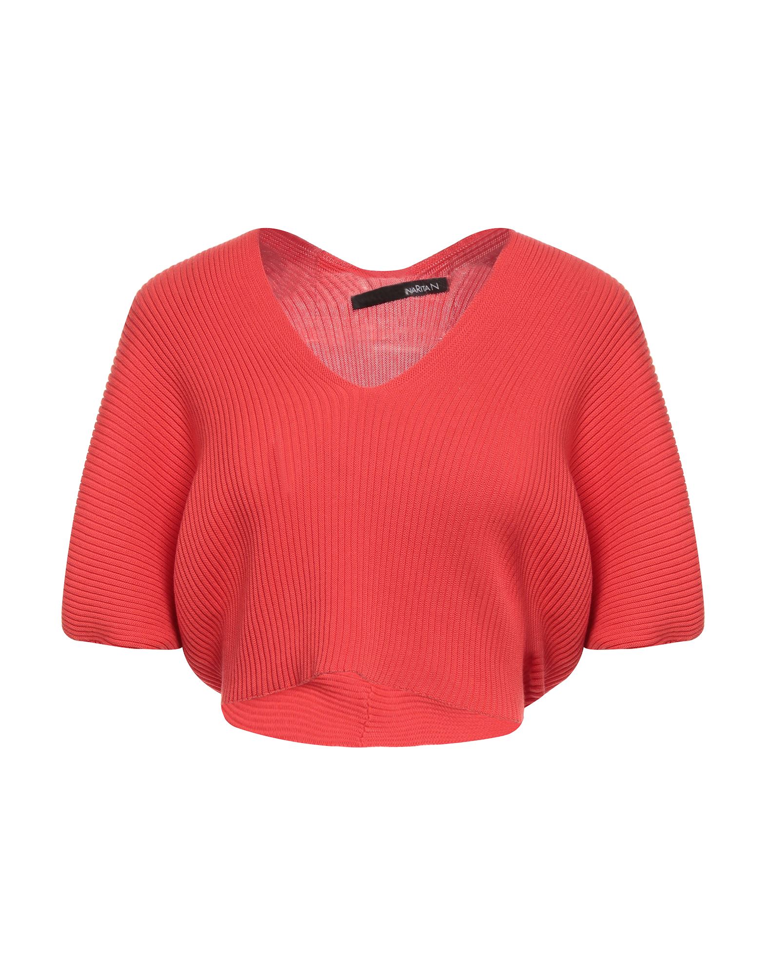 ANNARITA N Pullover Damen Tomatenrot von ANNARITA N