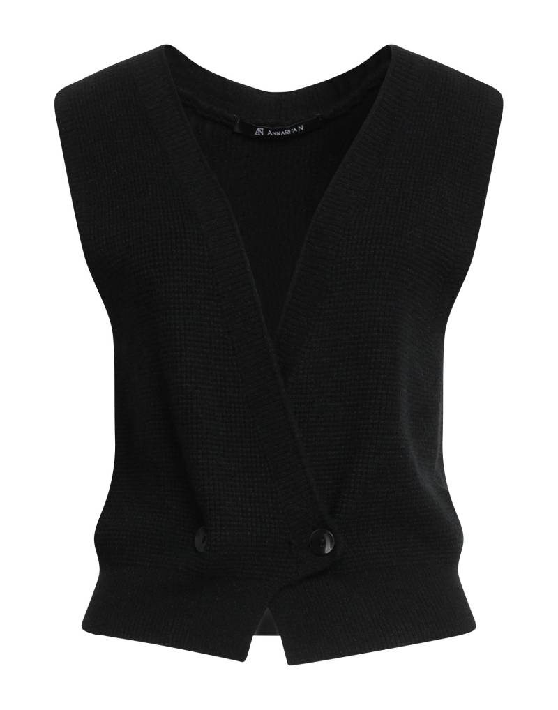ANNARITA N Strickjacke Damen Schwarz von ANNARITA N