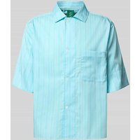 ANNARR Freizeithemd mit Knopfleiste Modell 'HOLMES' in Aqua, Größe M von ANNARR