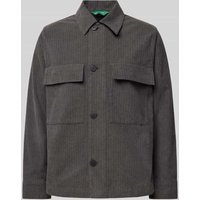 ANNARR Hemdjacke mit Knopfleiste Modell 'HARKI' in Anthrazit, Größe L von ANNARR