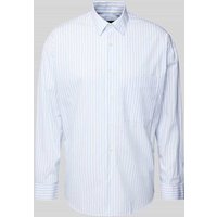 ANNARR Regular Fit Freizeithemd mit Streifenmuster Modell 'ROAR' in Weiss, Größe XL von ANNARR