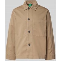 ANNARR Regular Fit Hemdjacke mit Brusttaschen Modell 'HARKI' in Beige, Größe S von ANNARR