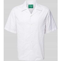 ANNARR Relaxed Fit Freizeithemd mit Streifenmuster Modell 'FRED' in Offwhite, Größe M von ANNARR