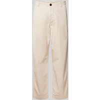 ANNARR Straight Leg Chino mit Gürtelschlaufen Modell 'STORM' in Beige, Größe 34 von ANNARR