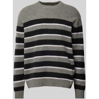 ANNARR Strickpullover mit gerippten Abschlüssen Modell 'ROLF' in Beige, Größe M von ANNARR