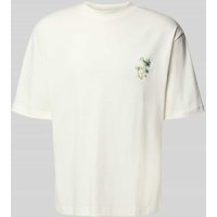 ANNARR T-Shirt mit Motiv-Stitching Modell 'OKHOLM' in Weiss, Größe XXL von ANNARR