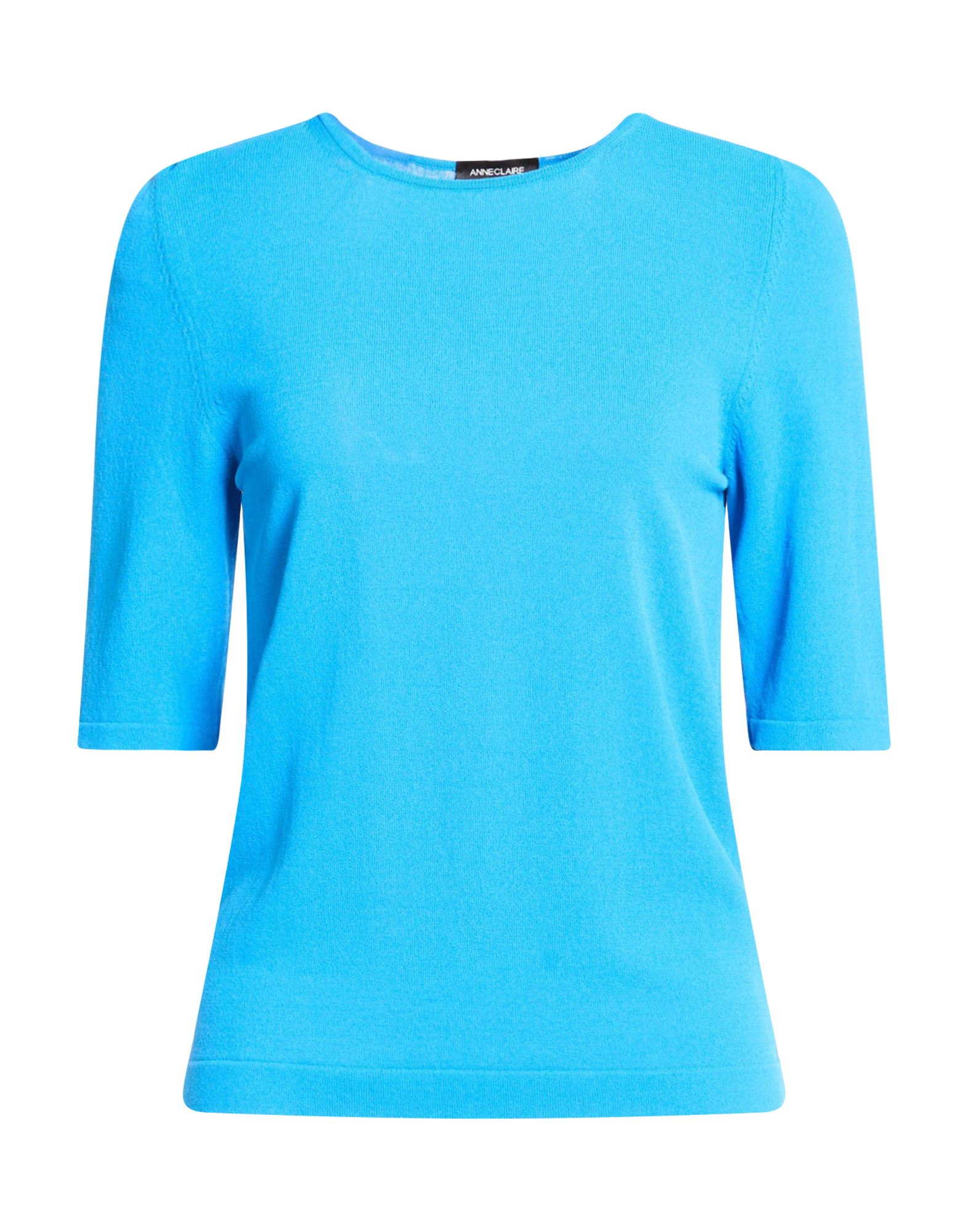 ANNECLAIRE Pullover Damen Azurblau ANNECLAIRE Pullover Damen Azurblau von ANNECLAIRE
