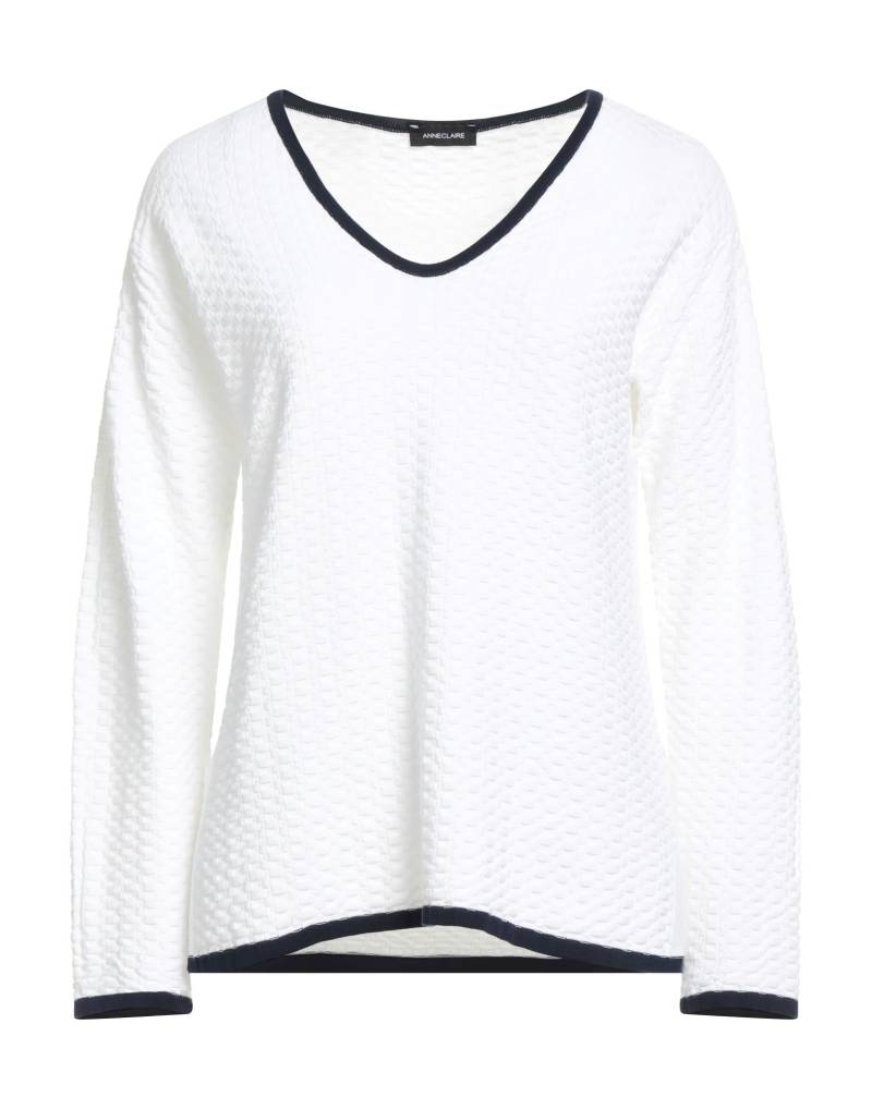 ANNECLAIRE Pullover Damen Weiß von ANNECLAIRE