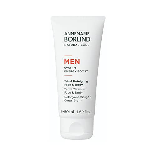 ANNEMARIE BÖRLIND MEN 2-IN-1 REINIGUNG FACE & BODY (200ml) - Für Alle Hauttypen - Energetisierend, Erfrischend, Reinigend - Vegan von ANNEMARIE BÖRLIND