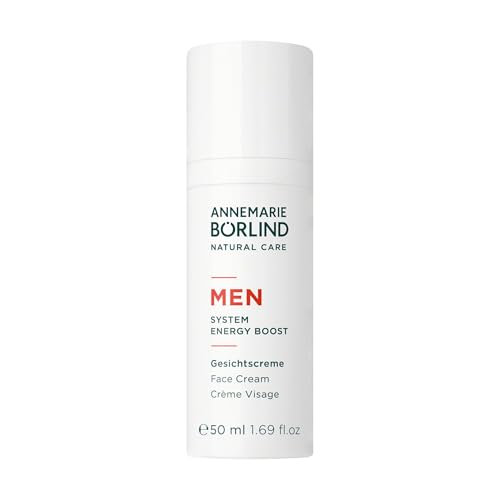 ANNEMARIE BÖRLIND MEN SYSTEM ENERGY BOOST Gesichtscreme (50ml) - Für Alle Hauttypen, Vitalisiert Die Haut Und Mildert Fältchen, Vegan von ANNEMARIE BÖRLIND