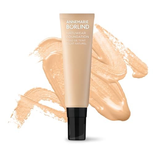 ANNEMARIE BÖRLIND Naturwear Foundation Light (30 ml) - Defined Face Contours, Fresh Glow, Natural, Even Skin Complexion, For a Radiant Complexion - Vegan von ANNEMARIE BÖRLIND