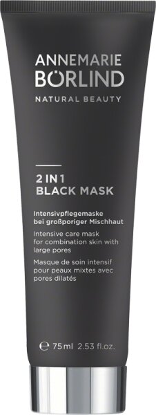 ANNEMARIE BÖRLIND 2in 1 Black Mask 75 ml von ANNEMARIE BÖRLIND