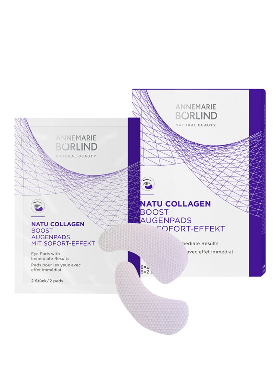 Annemarie Börlind Natucollagen Boost Augenpads mit Sofort-Effekt (6 x 2 Stück) von ANNEMARIE BÖRLIND