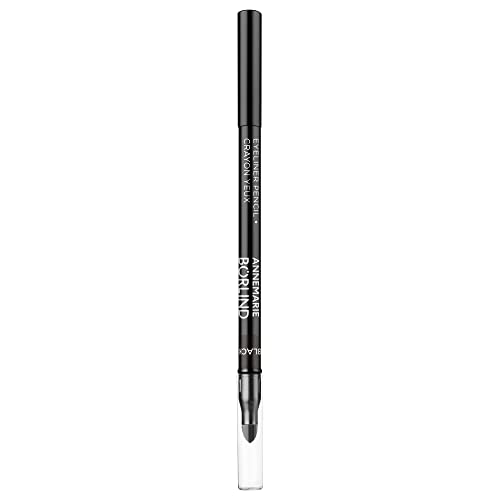 ANNEMARIE BÖRLIND AUGEN EFFECTIVE NATURAL BEAUTY Eyeliner Pencil Black (1 g) - Einfaches Verblenden, Geschmeidige Mine, Ohne Mineralölderivate und Mikroplastik, Vegan von ANNEMARIE BÖRLIND