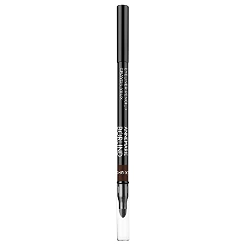 ANNEMARIE BÖRLIND AUGEN EFFECTIVE NATURAL BEAUTY Eyeliner Pencil Black Brown (1 g) - Einfaches Verblenden, Geschmeidige Mine, Ohne Mineralölderivate und Mikroplastik, Vegan von ANNEMARIE BÖRLIND