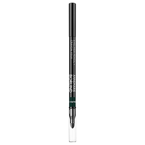 ANNEMARIE BÖRLIND AUGEN EFFECTIVE NATURAL BEAUTY Eyeliner Pencil Dark Green (1 g) - Präzises Nachzeichnen und Einfaches Verblenden, Geschmeidige Mine, Ohne Mineralölderivate und Mikroplastik, Vegan von ANNEMARIE BÖRLIND