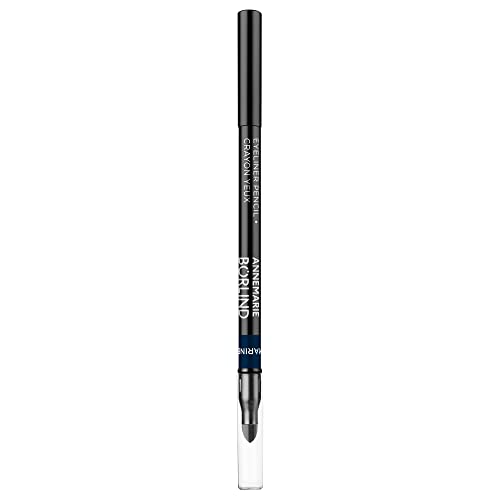 ANNEMARIE BÖRLIND AUGEN EFFECTIVE NATURAL BEAUTY Eyeliner Pencil Marine Blue (1 g) - Einfaches Verblenden, Geschmeidige Mine, Ohne Mineralölderivate und Mikroplastik, Vegan von ANNEMARIE BÖRLIND