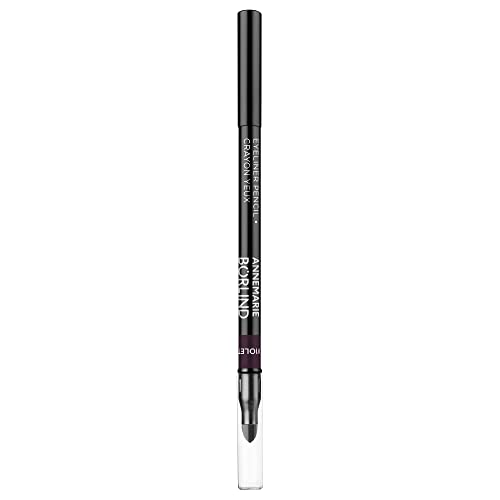 ANNEMARIE BÖRLIND AUGEN EFFECTIVE NATURAL BEAUTY Eyeliner Pencil Violet Black (1 g) - Einfaches Verblenden, Geschmeidige Mine, Ohne Mineralölderivate und Mikroplastik, Vegan von ANNEMARIE BÖRLIND