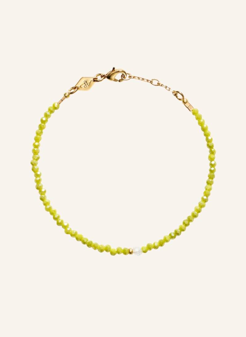 Anni Lu Armband Cosmic Cactus Pale Olive By Glambou gold von ANNI LU