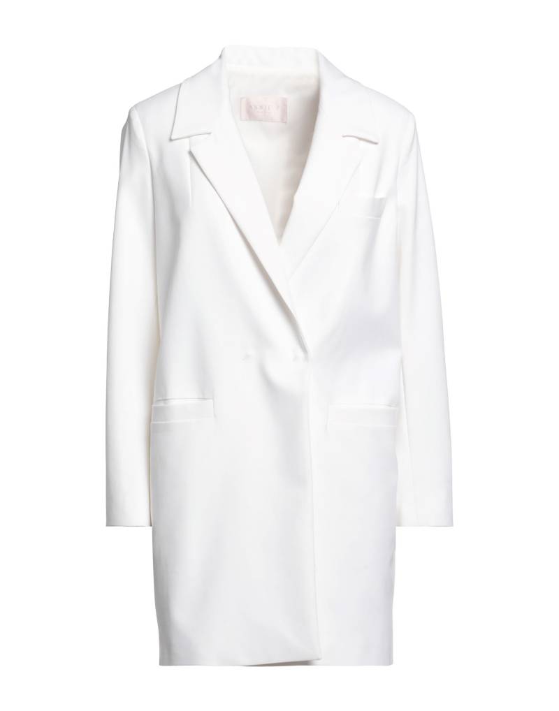 ANNIE P. Jacke, Mantel & Trenchcoat Damen Weiß von ANNIE P.