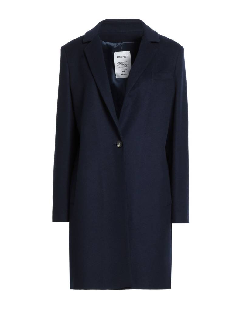 ANNIE PARIS Mantel Damen Marineblau von ANNIE PARIS
