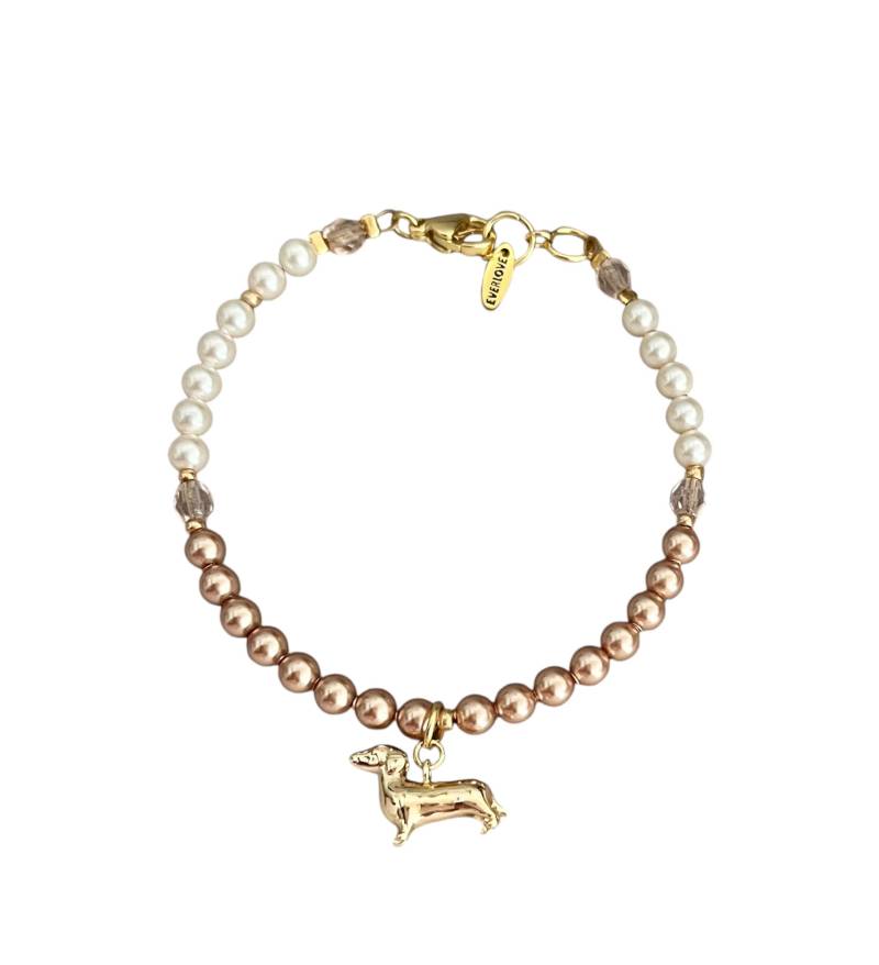 Dackel Charm Perlen Armband von ANNJOUXbyEverlove