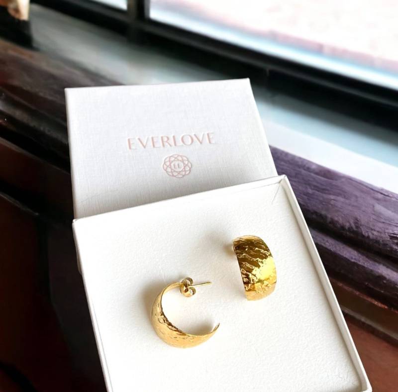 Goldene Chunky Hoops Goldene Chunky Hoops von ANNJOUXbyEverlove