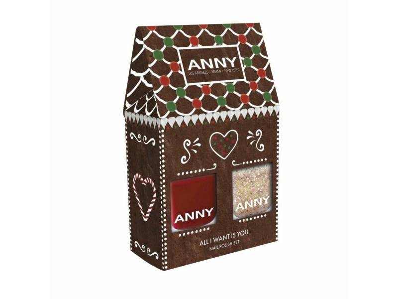 ANNY Nagellack All I want is You X-Mas Set = Nail Polish Open my Heart 15 ml + Nail P von ANNY