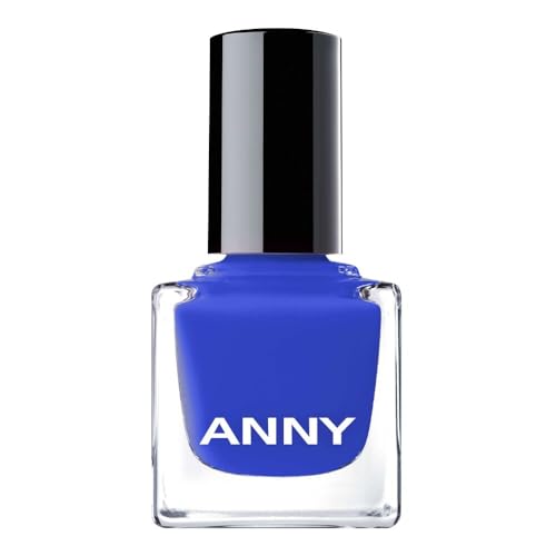 ANNY Nail Polish – Hochwertiger Farb-Nagellack mit langanhaltendem Glanz, splitterresistent und schnelltrocknend, Farbe: Blue Bay - 15 ml von ANNY