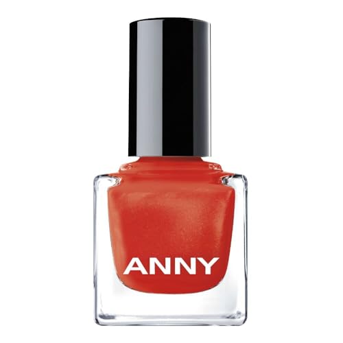 ANNY Nail Polish – Hochwertiger Farb-Nagellack mit langanhaltendem Glanz, splitterresistent und schnelltrocknend, Farbe: Dancing on Sunset - Getöntes Terrakotta - 15 ml von ANNY