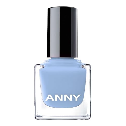 ANNY Nail Polish – Hochwertiger Farb-Nagellack mit langanhaltendem Glanz, splitterresistent und schnelltrocknend, Farbe: Glacial Blue - 15 ml von ANNY