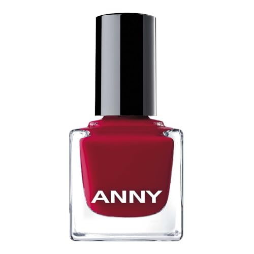 ANNY Nail Polish – Hochwertiger Farb-Nagellack mit langanhaltendem Glanz, splitterresistent und schnelltrocknend, Farbe: Red Kiss - 15 ml von ANNY