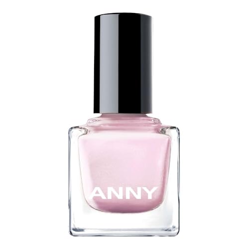 ANNY Nail Polish – Hochwertiger Farb-Nagellack mit langanhaltendem Glanz, splitterresistent und schnelltrocknend, Farbe: Rosy Bling Bling - 15 ml von ANNY