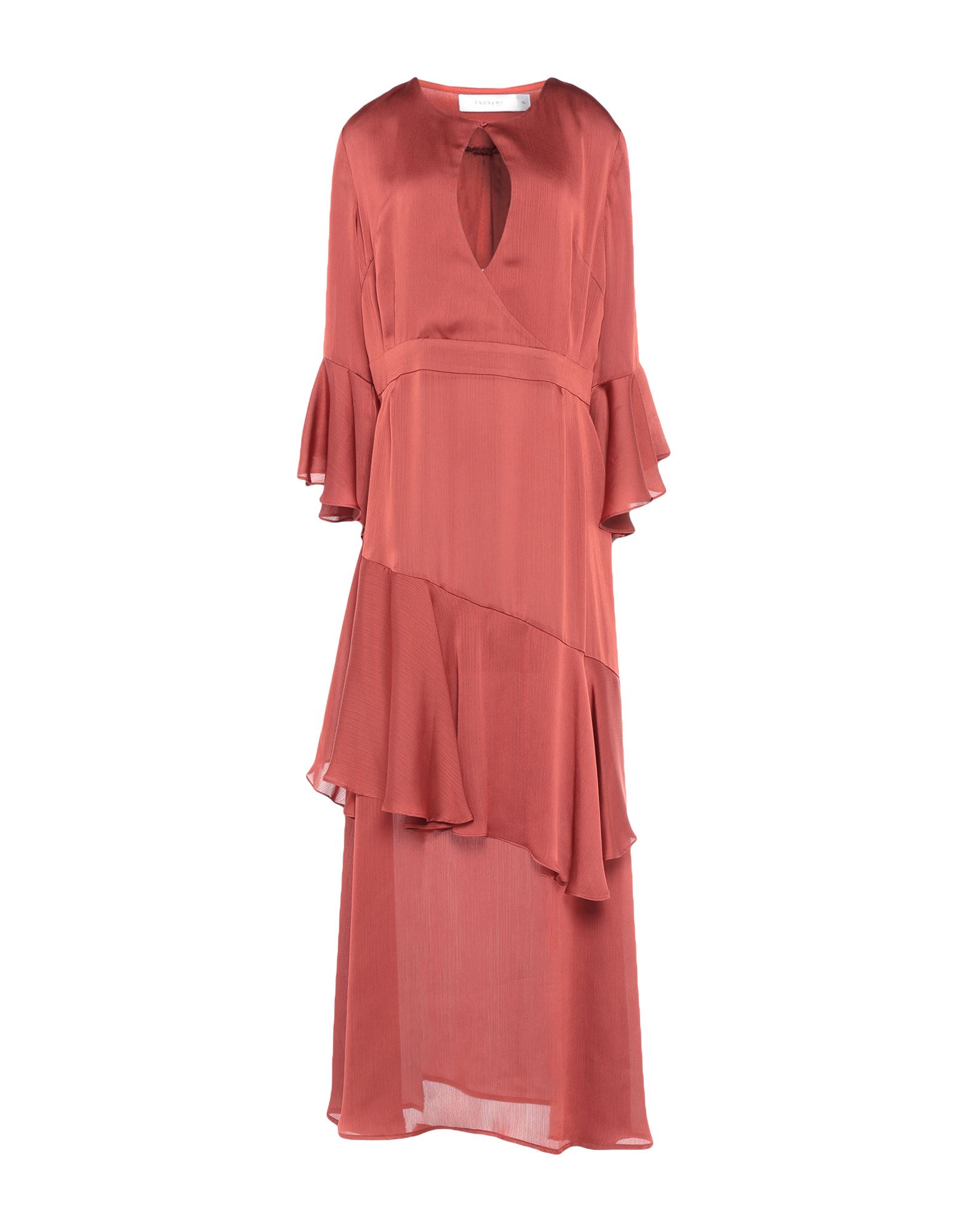 ANONYME DESIGNERS Maxi-kleid Damen Rostrot ANONYME DESIGNERS Maxi-kleid Damen Rostrot von ANONYME DESIGNERS