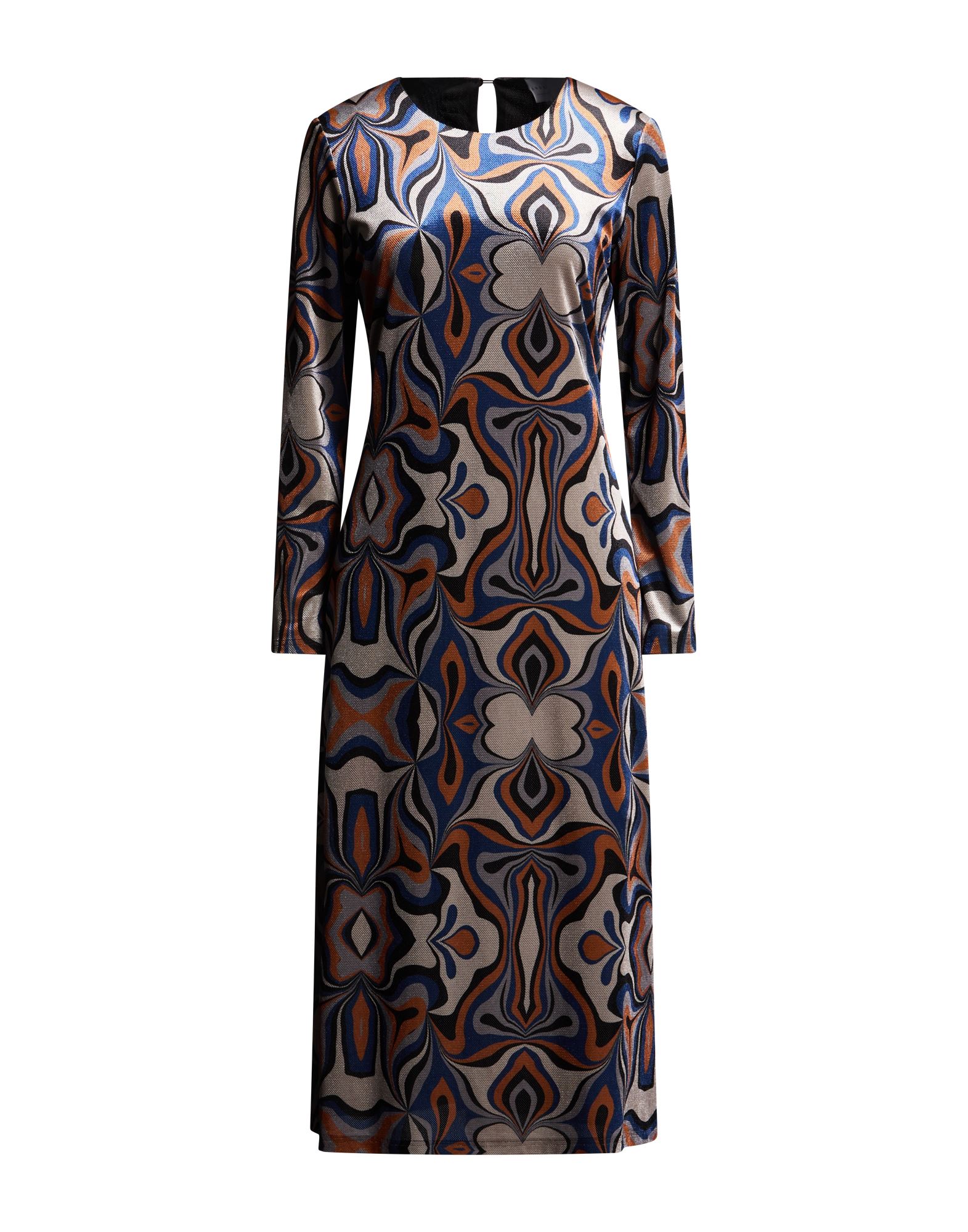 ANONYME DESIGNERS Midi-kleid Damen Grau von ANONYME DESIGNERS