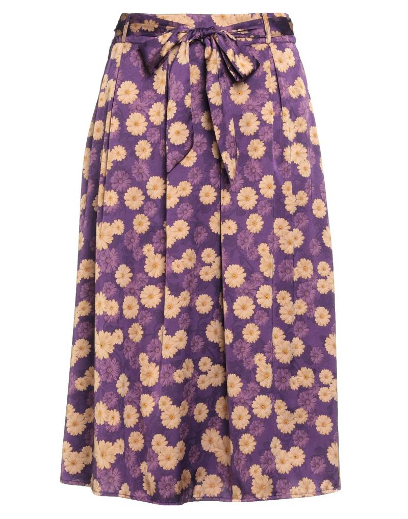 ANONYME DESIGNERS Midi-rock Damen Dunkelviolett von ANONYME DESIGNERS