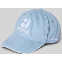 ANOTHER COTTON LAB Basecap mit Label-Stitching in Hellblau, Größe 1 von ANOTHER COTTON LAB