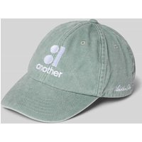 ANOTHER COTTON LAB Basecap mit Label-Stitching in Schilf, Größe 1 von ANOTHER COTTON LAB