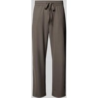 ANOTHER COTTON LAB Loose Fit Stoffhose mit Tunnelzug in Mittelbraun, Größe XL von ANOTHER COTTON LAB