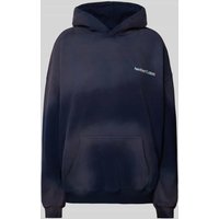 ANOTHER COTTON LAB Oversized Hoodie mit Label-Print Modell 'It Will Be Alright' in Blau, Größe S von ANOTHER COTTON LAB
