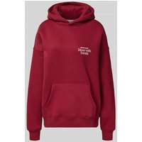ANOTHER COTTON LAB Oversized Hoodie mit Statement-Print Modell 'Dinner' in Bordeaux, Größe S ANOTHER COTTON LAB Oversized Hoodie mit Statement-Print Modell 'Dinner' in Bordeaux, Größe S von ANOTHER COTTON LAB