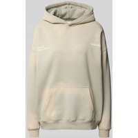 ANOTHER COTTON LAB Oversized Hoodie mit Statement- und Label-Print in Hellgrau, Größe M von ANOTHER COTTON LAB