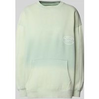 ANOTHER COTTON LAB Oversized Sweatshirt mit Känguru-Tasche Modell 'Matcha' in Schilf, Größe M von ANOTHER COTTON LAB