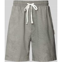 ANOTHER COTTON LAB Relaxed Fit Badeshorts mit Label-Detail in Hellgrau, Größe XXL ANOTHER COTTON LAB Relaxed Fit Badeshorts mit Label-Detail in Hellgrau, Größe XXL von ANOTHER COTTON LAB