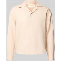 ANOTHER COTTON LAB Relaxed Fit Leinenhemd mit Logo-Stitching in Beige, Größe XXL ANOTHER COTTON LAB Relaxed Fit Leinenhemd mit Logo-Stitching in Beige, Größe XXL von ANOTHER COTTON LAB