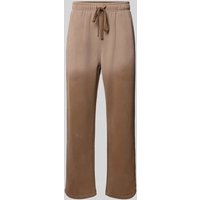 ANOTHER COTTON LAB Straight Leg Sweatpants mit Tunnelzug Modell 'Everyday' in Beige, Größe XXL von ANOTHER COTTON LAB