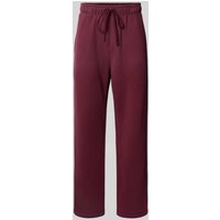 ANOTHER COTTON LAB Sweatpants mit elastischem Bund in Bordeaux, Größe L von ANOTHER COTTON LAB